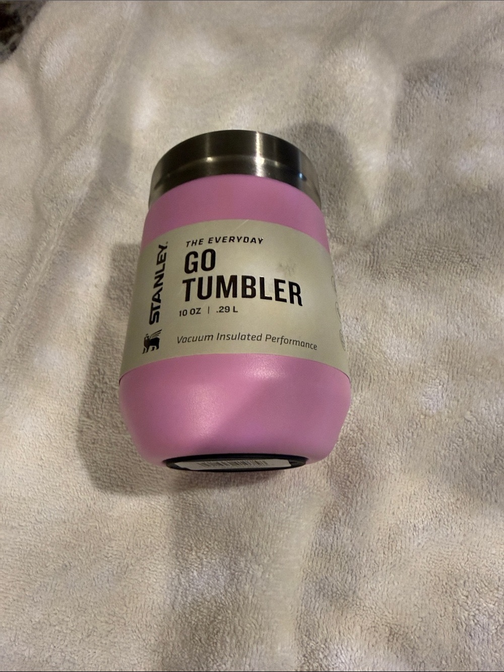 Stanley Go Tumbler Pink 10 oz Vacuum Insulated
